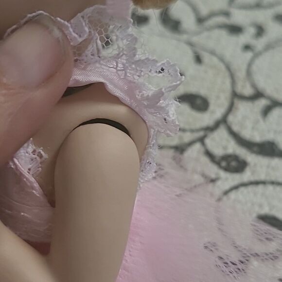 Adorable Pink Porcelain Ballerina Doll - Picture 7 of 10
